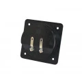 Jack Duplo com Borne de Fixação para Alto-falante JD15-7039 - Jinda