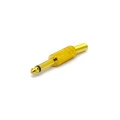 Plug P10 6,35mm Mono Dourado - JL11049 / 64.1.305