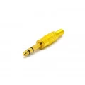 Plug P10 6,35mm Estéreo Dourado JL11050 - Jiali