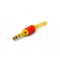Plug P10 Estéreo Dourado JL11056 - Jiali