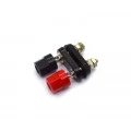 Borne Duplo 4mm Preto e Vermelho - JL14042 - Jiali