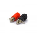 Borne para Pino Banana JL14049 - Cores Preta e Vermelha - Jiali