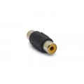 Adaptador Jack RCA para Jack RCA na Cor Preta - JL16068 - Jiali