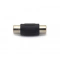 Adaptador Jack RCA para Jack RCA na Cor Preta - JL16068 - Jiali