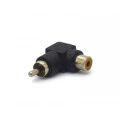 Adaptador Plug RCA para Jack RCA 90º - JL16069 - Jiali