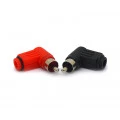 Plug RCA 90º - Cores Preta e Vermelha - JL17009 - Jiali