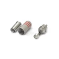 Plug RCA com Mola ( Preto ou Vermelho ) HGD-283 - JL17014A