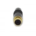 Conector Mini Din Macho Gold JL21301 4 Pinos Com Rabicho  - Jiali