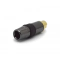 Conector Mini Din Macho Gold JL21301 4 Pinos Com Rabicho  - Jiali