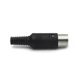 Conector Din JL21320/5P 5 Pinos 180° com Rabicho  - Jiali