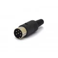 Conector Din JL21320/6P 6 Pinos Com Rabicho - Jiali