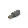 Conector Din JL21321/5P 5 Pinos 180° cor Cinza Com Rabicho - Jiali
