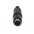 Conector Mini Din Macho JL21323/5P 5 Pinos Com Rabicho  - Jiali