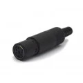 Conector Mini Din Fêmea JL21324/5P Com Rabicho - Jiali