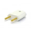 Plug Tomada 2P Branco 10A/250V - 003EB - Enerbras