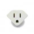 Adaptador 2P+T 10A/250V Branco - ADP2 - Margirius