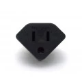 Adaptador 2P+T 10A/250V Preto - ADP2 - Margirius 
