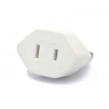 Adaptador 2P 10A/250V Branco - ADP2-22 - Margirius 