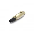 Conector Canon 4 Vias Fêmea - JL33007B - Jiali
