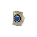 Conector XLR Fêmea 4 Vias - JL33044B - Jiali