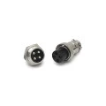 Conector Mike Macho para Painel e Fêmea para Cabo - 2 a 8 Vias - JL33053/JL33054