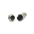 Conector Mike Macho para Painel e Fêmea para Cabo - 2 a 8 Vias - JL33053/JL33054
