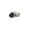 Conector Mike 90º Fêmea M16 JL33056 - 2 a 8 Vias - Jiali