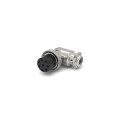 Conector Mike 90º Fêmea M16 JL33056 - 2 a 8 Vias - Jiali