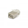 Conector RJ45 Blindado 8P8C 8 Vias - JL52002 - Jiali