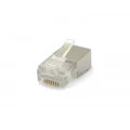 Conector RJ45 Blindado 8P8C 8 Vias - JL52002 - Jiali