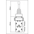 Chave Manipuladora 10(6)A 400V - 4 Posições com Retorno ao Centro - LAY5-PA24 - JNG