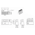 Alojamento Fêmea JS-3025 Micro fit Passo de 3.00mm - 2 a 24 Vias