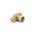 Adaptador UHF Formato em T Duas Fêmeas e Um Macho - KA-4 - Gav 122 - KLC