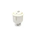 Chave Gangorra / Tecla com 2 Terminais 6A/250Vac Branco - KCD1-106-101