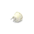Chave Gangorra / Tecla com 2 Terminais 6A/250Vac Branco - KCD1-106-101
