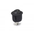 Chave Gangorra / Tecla com 2 Terminais 6A/250Vac Preta - KCD1-106-101