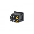 Chave Gangorra / Tecla Dupla com 6 Terminais e Neon 15A/250V - Vermelha - KCD3-202N