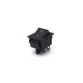 Chave Gangorra / Tecla Plástica Bipolar KCD4-201 16A/250V Liga/Desliga - Preto