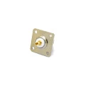 Conector UHF Fêmea Reto Painel Base Quadrada 25,40mm - KF-1 - Gav 93 - KLC