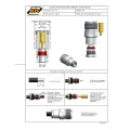 Conector UHF Fêmea Reto Prensa Cabo RG-58 / RGC-58 - KF-10 - Gav 135 - KLC