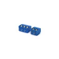 Conector Azul Multipolar KRE KF-301 Passo de 5,08mm - 2 a 3 Vias