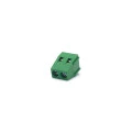Conector Verde Multipolar KF128-5.0-02P de 2 Vias 180º - Passo de 5,0mm