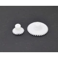 Kit com 2 Engrenagens com Pinhões 18 e 36 Dentes com Furo de 4mm - Embalagem com 2 unidades