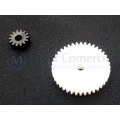 Kit com 2 Engrenagens com Pinhões 14 e 40 Dentes com Furo de 3,18mm - Embalagem com 2 unidades