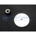 Kit com 2 Engrenagens com Pinhões 14 e 40 Dentes com Furo de 3,18mm - Embalagem com 2 unidades