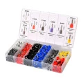 Kit 1200 Terminais Tubular Ilhós com Caixa Organizadora