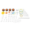 Kit de 75 Engrenagens Plásticas, Polias, Correias e Diversos - A1020