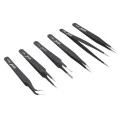 Kit de Pinça Anti Estática com 6 Peças - Vetus