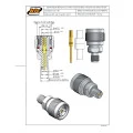 Adaptador de Conversão Reto Macho TNC (PF) SMA Fêmea (PM) - KLC-130 - Gav 55 - KLC