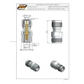 Adaptador Macho TNC Reto e Fêmea N - KLC-18 - Gav 134 - KLC